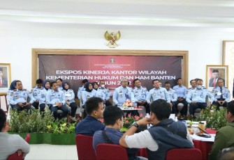 Ekspose Kinerja Kemenkumham Banten 