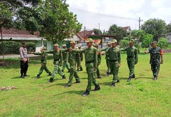 Pelatihan linmas desa binaan