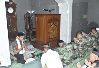 Doa bersama prajurit Rindam Jaya