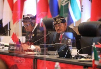 Mentan SYL saat menghadiri pertemuan para menteri pertanian G20 di Amerika
