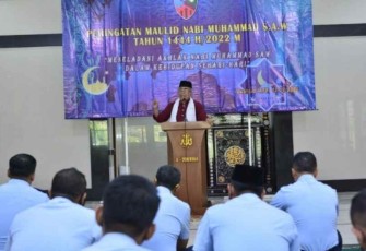 Maulid nabi Muhammad SAW di Lanud Iswahjudi. Kamis (13/10)