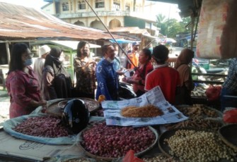 Satgas Pangan Tebing Tinggi saat Sidak Kebutuhan Pokok