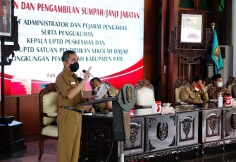 Pelantikan 62 Pejabat Struktural di lingkungan Pemkab Pati