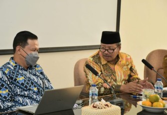 Tim GTRA Kabupaten Agam menggelar pertemuan dengan tim mediasi dari UGM dalam penyelesaian persoalan tanah eks lapangan terbang Gadut, Kecamatan Tilatang Kamang.