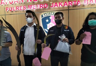 Conference Pers Polres Metro Jakarta Barat 
