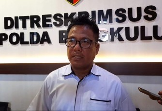 Kasubdit Tipidter Dit Reskrimsus Polda Bengkulu Akbp. Florentus kemarin (Jum’at, 04/11/22).