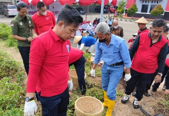 Panen Perdana Ubi Jepang Lapas Cilegon