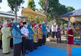 Penyambutan TP PKK Provinsi Bengkulu di Kabupaten Lebong
