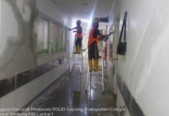 Renovasi RS Sayang Pasca Gempa Cianjur