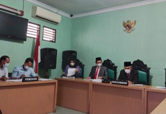 Sidang Kedua di Komisi Informasi Publik Provinsi Sumatera Utara, Senin (20/6/2022) kemarin.