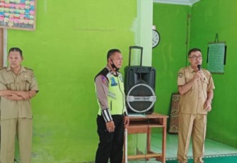 Satlantas Polres Seluma saat Gelar Sosialisasi Ops Zebra 2022 di SMAN 6