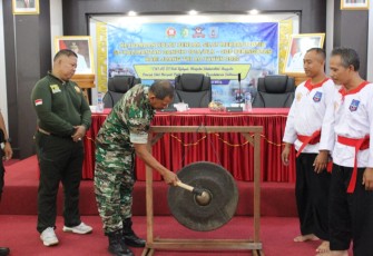 Kodim 1016/Plk Gelar Kejuaraan Dandim Cup Kolat Pencak Silat Merpati Putih se-Kalimantan 