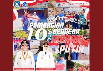 Gerakan Nasional Pembagian 10 Juta Bendera Merah Putih