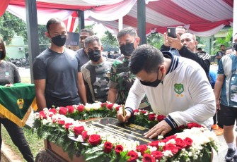 Pangdam Jaya Resmikan Fitness Center Kodam Jaya, Jumat (11/3/2022).