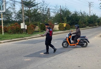 Satsamapta Polres Aceh Timur Gelar Strong Point Setiap Hari