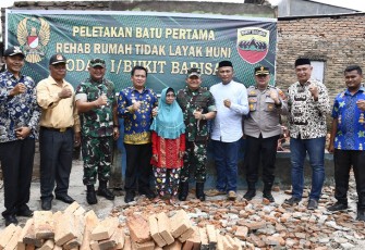 Pangdam I/BB saat Awali Pembangunan 30 RTLH di Wilayah Kodim 0201/Medan 