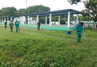Korem 064/MY Karya Bakti saat di TMP