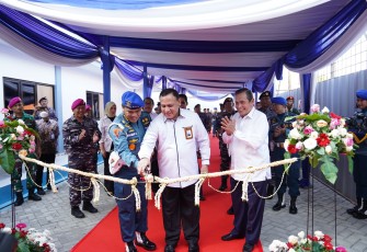 Kepala Staf Angkatan Laut Laksamana TNI Muhammad Ali, S.E., M.M., M.Tr Resmikan Rutan KPK di Mako Puspomal 