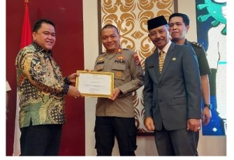 Polres Bintan Terima Penghargaan Health Quarantine Awards 2023