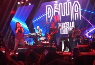 Konser Dewa 19 di Alun-Alun Karanganyar, pada Kamis (2/11/2023) malam.