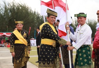 Upacara Peringatan HUT ke-78 Kemerdekaan RI Tingkat Provinsi Kepri di Natuna Berlangsung Khidmat 