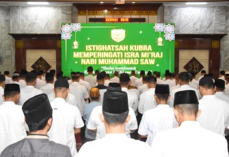 Kodam Jaya saat Ikuti Istighosah Kubra Langsung Dari Cianjur