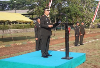 Satuan Yonkes 2/Yudha Bhakti Husada Gelar Upacara Peringatan Hari Pahlawan