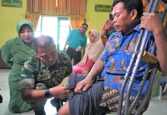 Sinergi Korem Wijayakusuma, Kick Andy Foundation dan Yayasan Smile Train Bantu Kaki Palsu, Operasi Katarak dan Bibir Sumbing