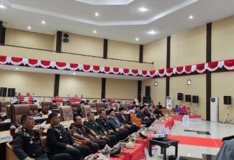 Polres Tapsel Ikuti Pidato Kenegaraan Presiden RI 