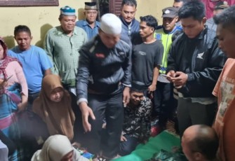 Suasana Duka di kediaman Bocah Perempuan (9), Korban Hanyut terseret arus sungai di Paluta.