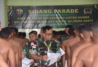 Sidang Parade Cata PK Gel-I Sub Panda NTT Tahun 2023