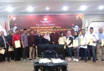 KPU Kota Kediri Tetapkan 233962 DPT Untuk Pemilu 2024