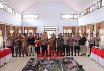 Polres Lebong Gelar TFG Sispam Kota Pemilu 2024