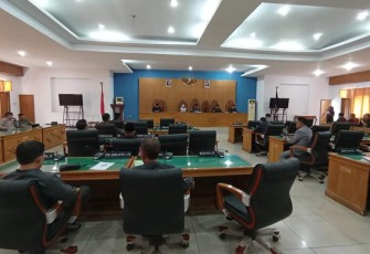 Paripurna DPRD Bengkulu Utara Agenda Penyampaian Pandangan Umum Fraksi 