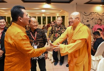 Gubernur Ansar Silaturahmi Dengan Permabudhi se-Indonesia 