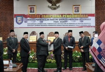 Pemerintah Provinsi Bengkulu kembali Meraih Opini WTP dari BPK RI yang Ke-6 Kalinya