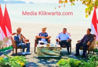 Puncak perayaan 90 tahun Hari Penyiaran Nasional (Hasiarnas) dilaksanakan di Lagoi Bay, Bintan, Kepulauan Riau, Sabtu (12/8/2023).