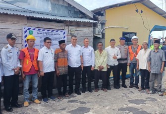 Doa Selamat Pembagunan Pelabuhan Rakyat Penagi di Hadiri Oleh Bupati Dan Wakil Bupati Natuna 