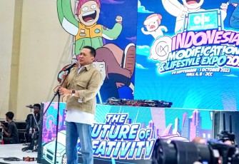 Ketua Umum IMI Bamsoet Buka OLX Indonesia Modification and Lifestyle Expo 2023