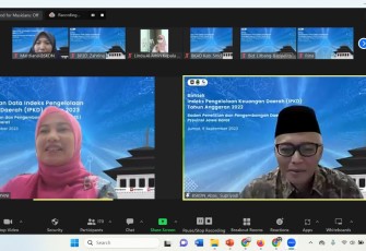 Bimtek IPKD yang digelar Badan Penelitian dan Pengembangan Daerah (BP2D) Provinsi Jabar secara hybrid pada Jumat, 8 September 2023.