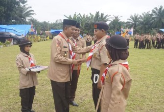 Ka Kwarcab 0317 Pasbar Risnawanto Hadiri Jambore Ranting Luhak Nan Duo