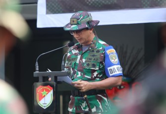 Danrem 052/Wijayakrama Buka Latihan Lapangan Kodim 0503/JB
