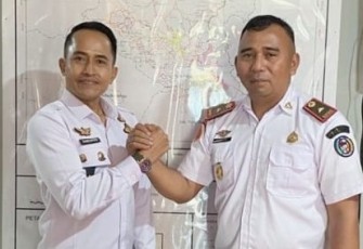 Kalapas Suliki saat melakukan kunjungan BPBD Kabupaten Limapuluh Kota.