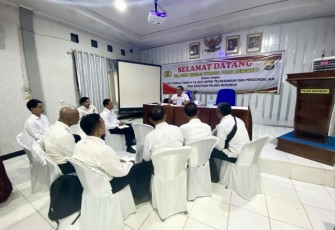 Itwasda Polda Bengkulu saat Gelar Audit Kinerja di Polres Mukomuko 