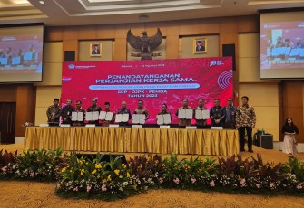 Bupati Asahan Tandatangani Perjanjian Kerjazama Optimalisasi Pemungutan Pajak