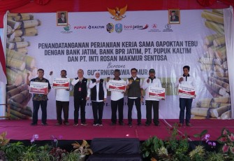 Gapoktan Tebu Tulungagung Dapat Kucuran Kredit Dari Bank Jatim 
