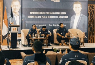 Rapat Koordinasi Bakomstra DPC se Jatim pada Rabu (23/8/2023). 