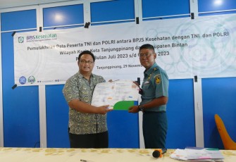 Lanudal Tanjungpinang ikuti Pemutakhiran Rekonsiliasi Data BPJS Kesehatan 