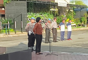 Polrestabes Medan Olahraga Bersama 