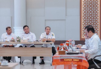 Bupati Zahir saat Hadiri Temu Ramah Pj Gubernur Sumut